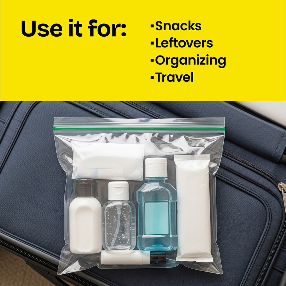 Glad® Freezer Zipper Lock Food Storage Bags