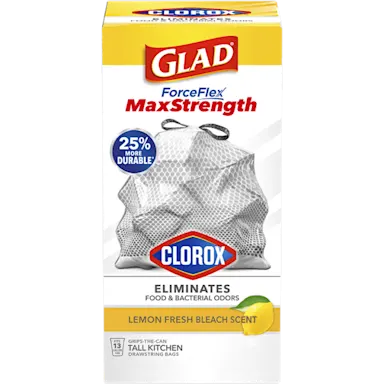 ForceFlex MaxStrength™ with Clorox® Bags Lemon Fresh Bleach Scent