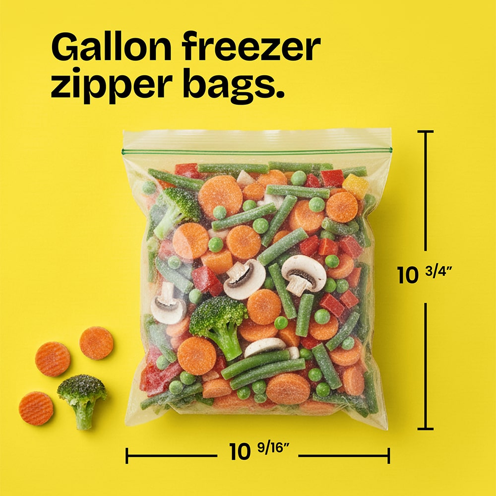 Plastic Freezer Bags - Zipper Quart | Glad®
