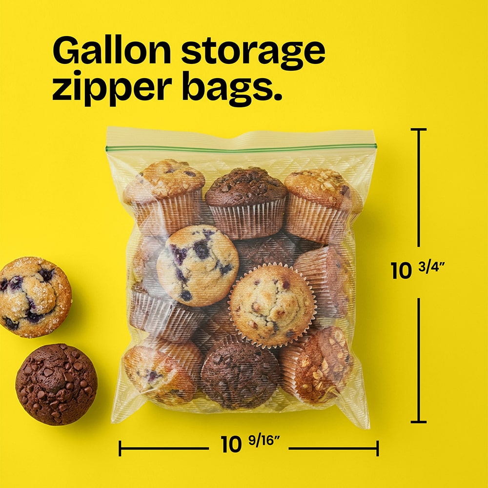 Flex'n Seal™ Food Storage Gallon Bags | Glad®