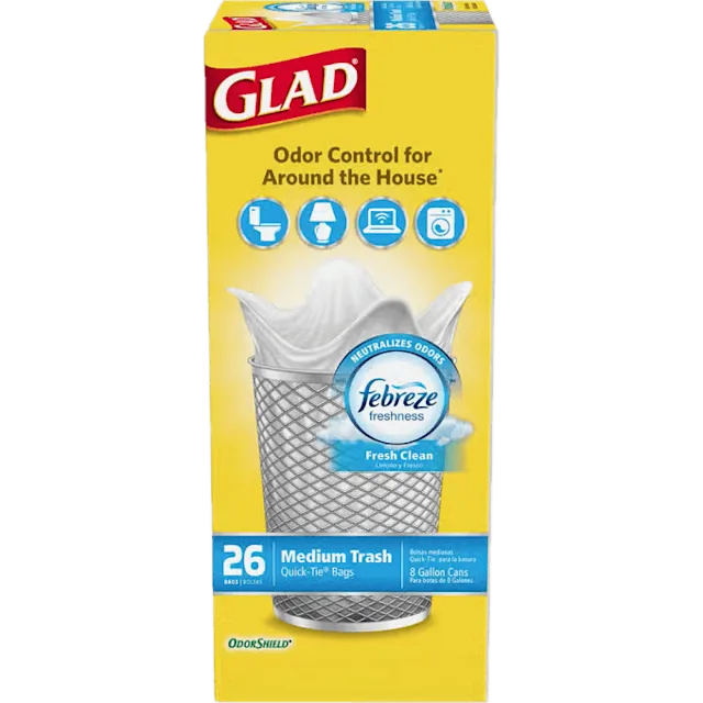 Medium Garbage Scented Bags Fresh Clean Scent