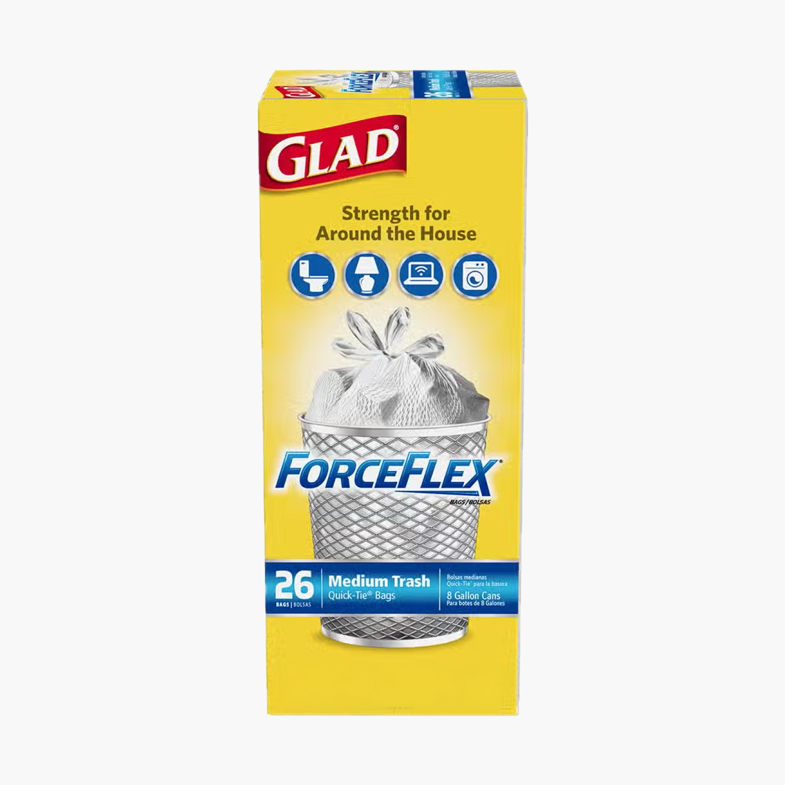 Medium Garbage ForceFlex Bags | Glad®