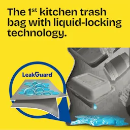 A close-up of the LeakGuard technology showing how the layers lock in liquids