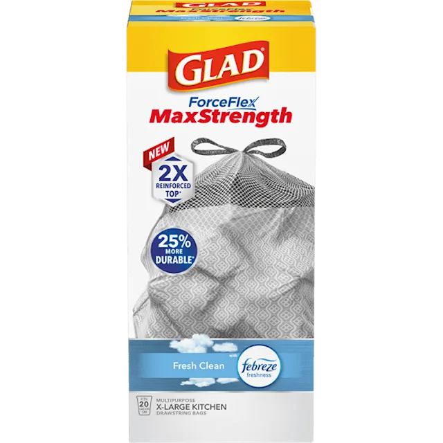 Kitchen ForceFlex MaxStrength™ XL Bags Fresh Clean Scent