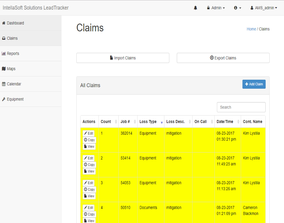 RMS Leadtracker