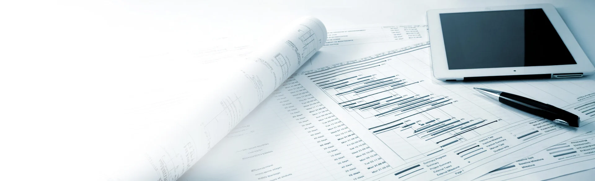 Gantt chart with an iPad 1200x761