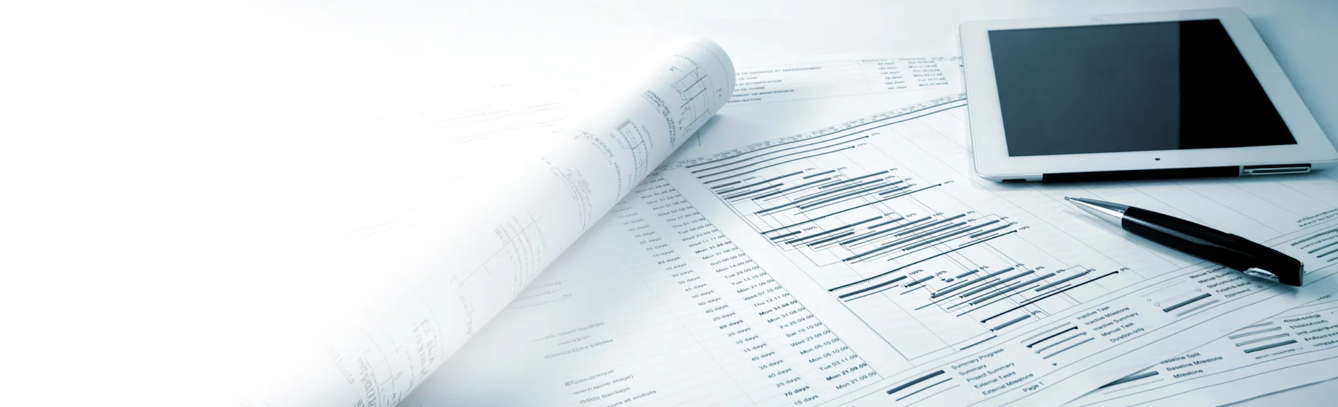 Gantt chart with an iPad 1200x761