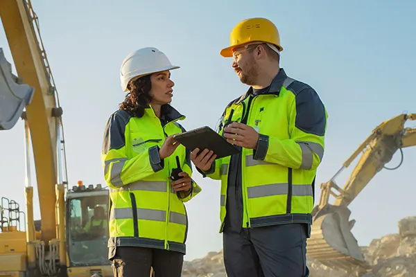 Man-Woman-Outdoors-Tractor-Ipad THUMBImage