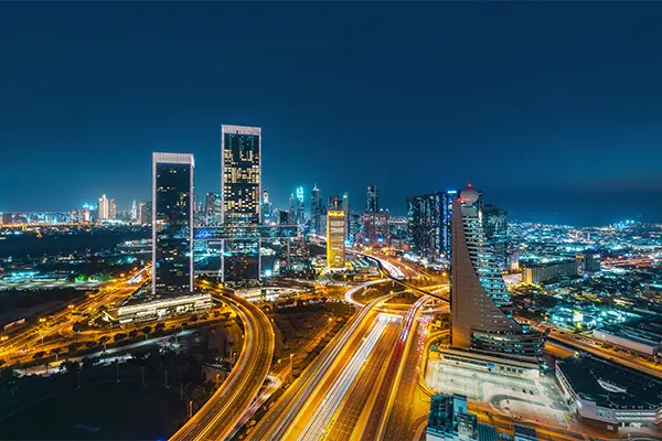 City Skyline at Night THUMBNAIL