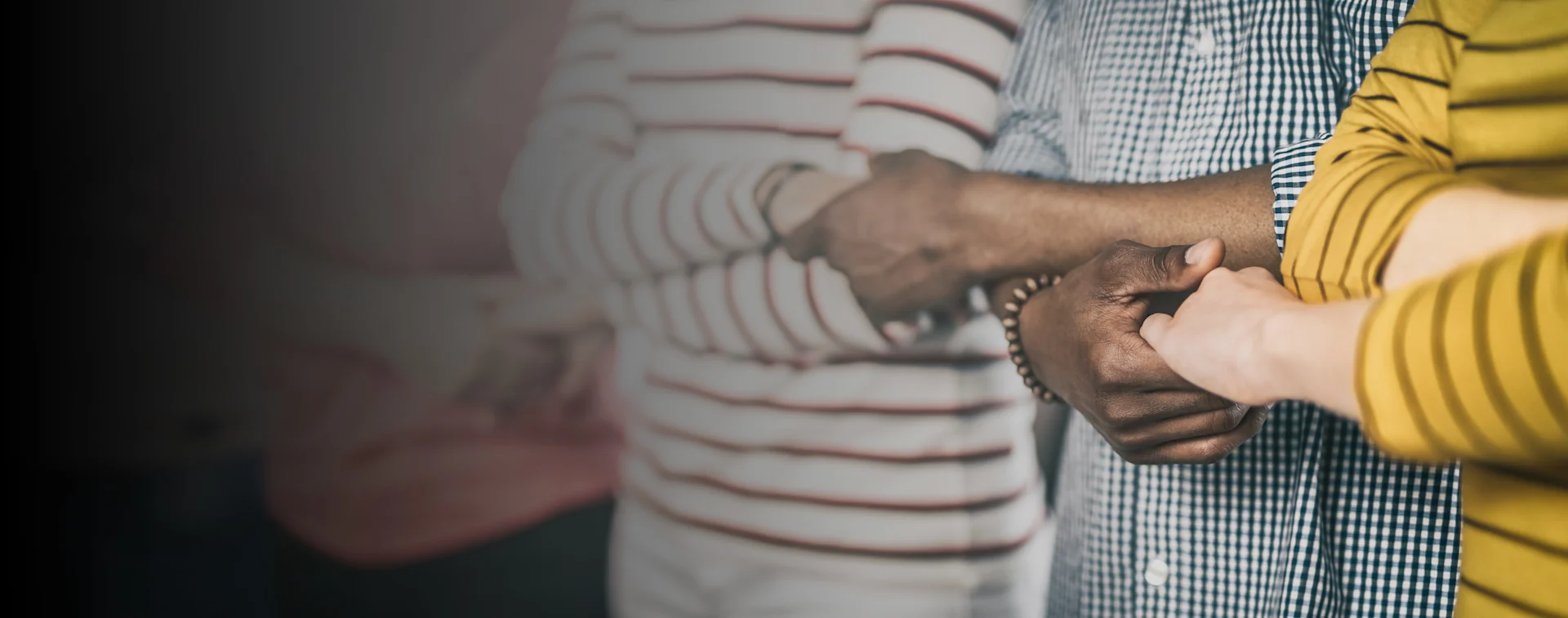 People hand in hand