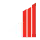 Three red bars at different heights