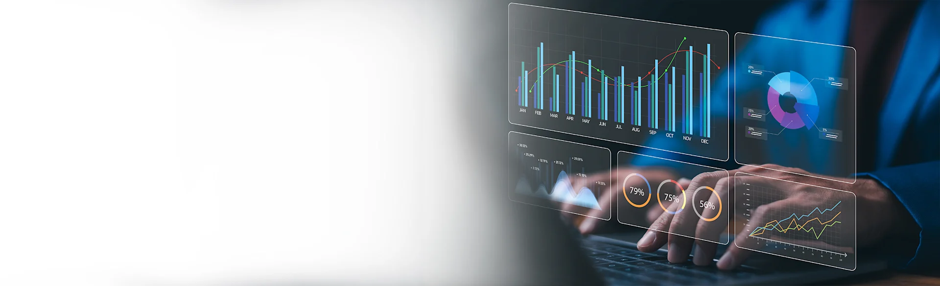 Analytics on a screen HEROImage