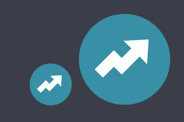 Two arrows in a circle pointing up - THUMBNAIL