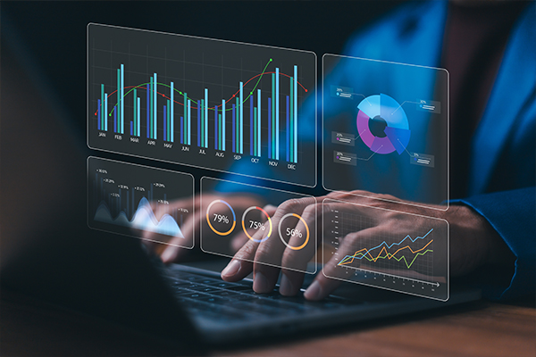 Analytics on a screen THUMBImage