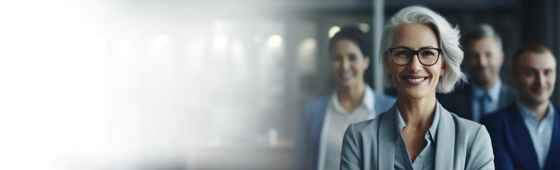 Front view of female executive