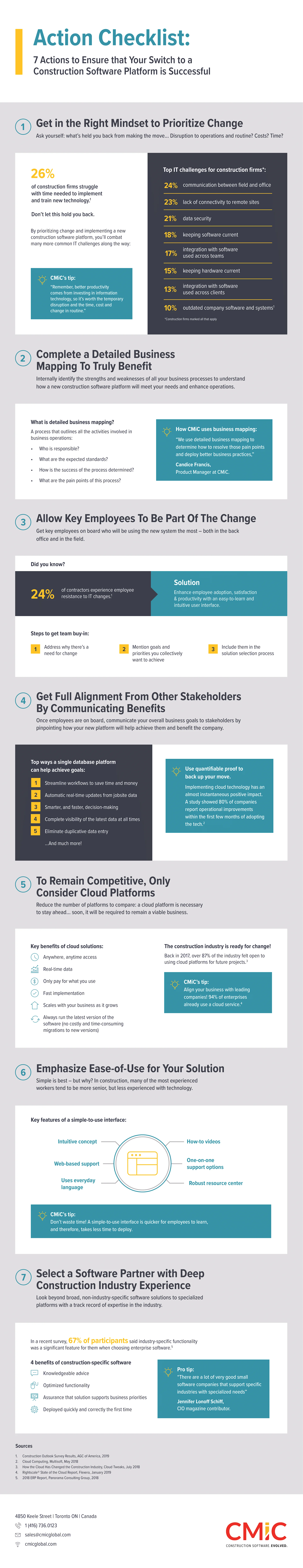 7 Actions to Ensure that Your Switch to a Construction Software Platform is Successful