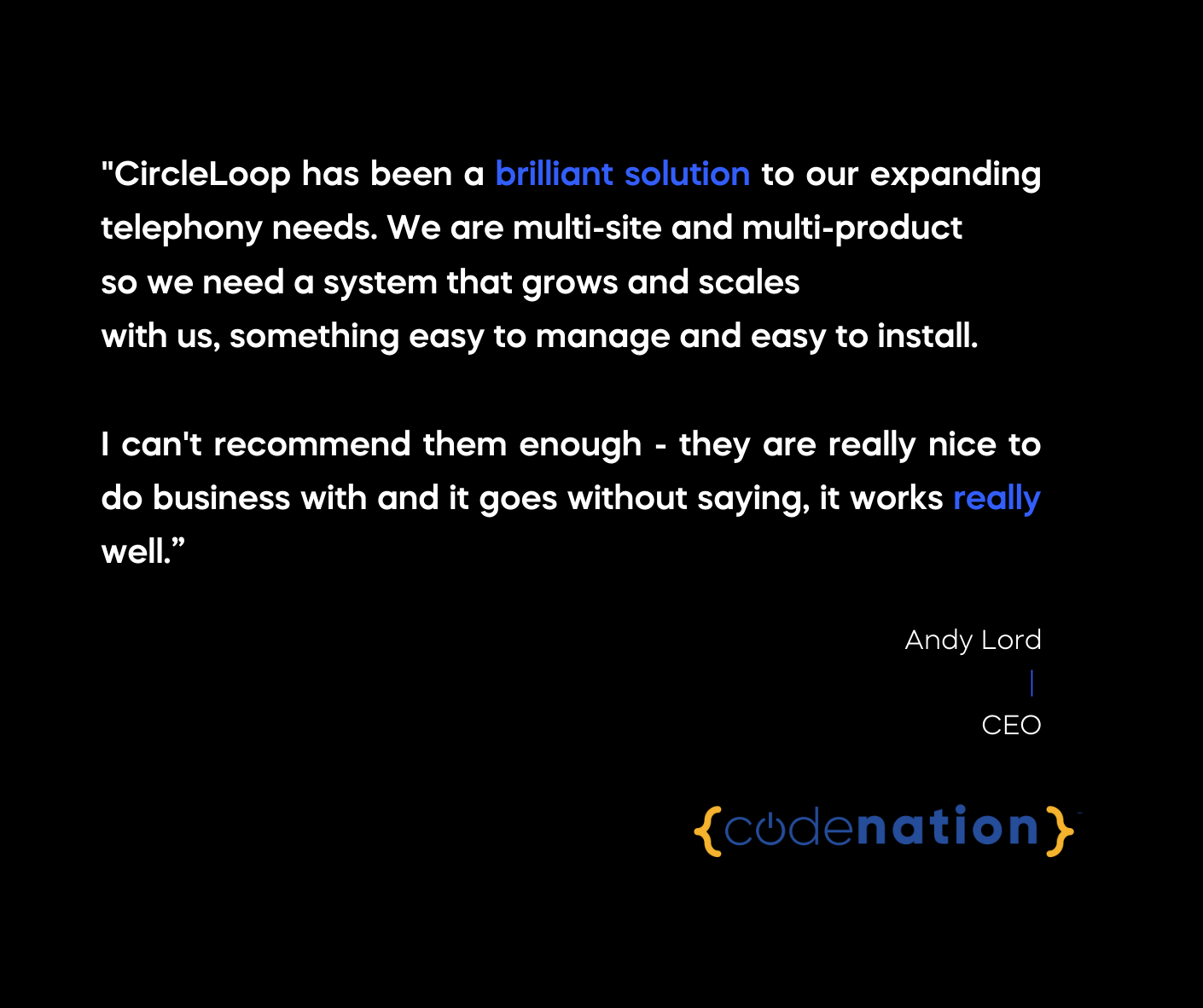 Andy Lord Quote