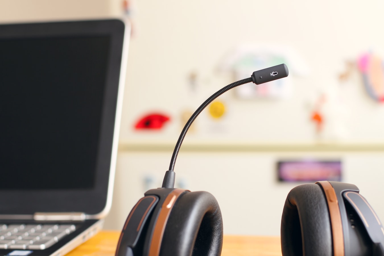 Headset used in a call centre