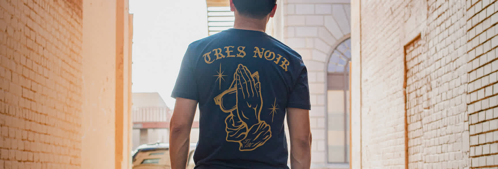 Tres Noir Pray to Be Way Cooler Tee