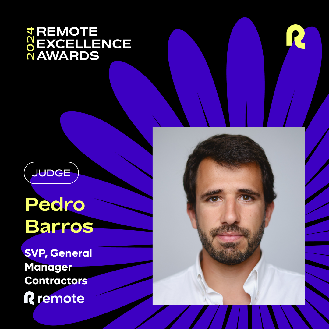 Pedro barros is the winner of the remote sense awards.