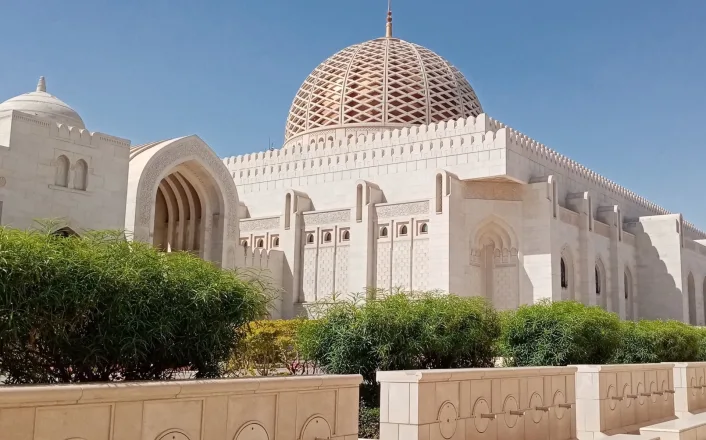 The grand mosque of oman.