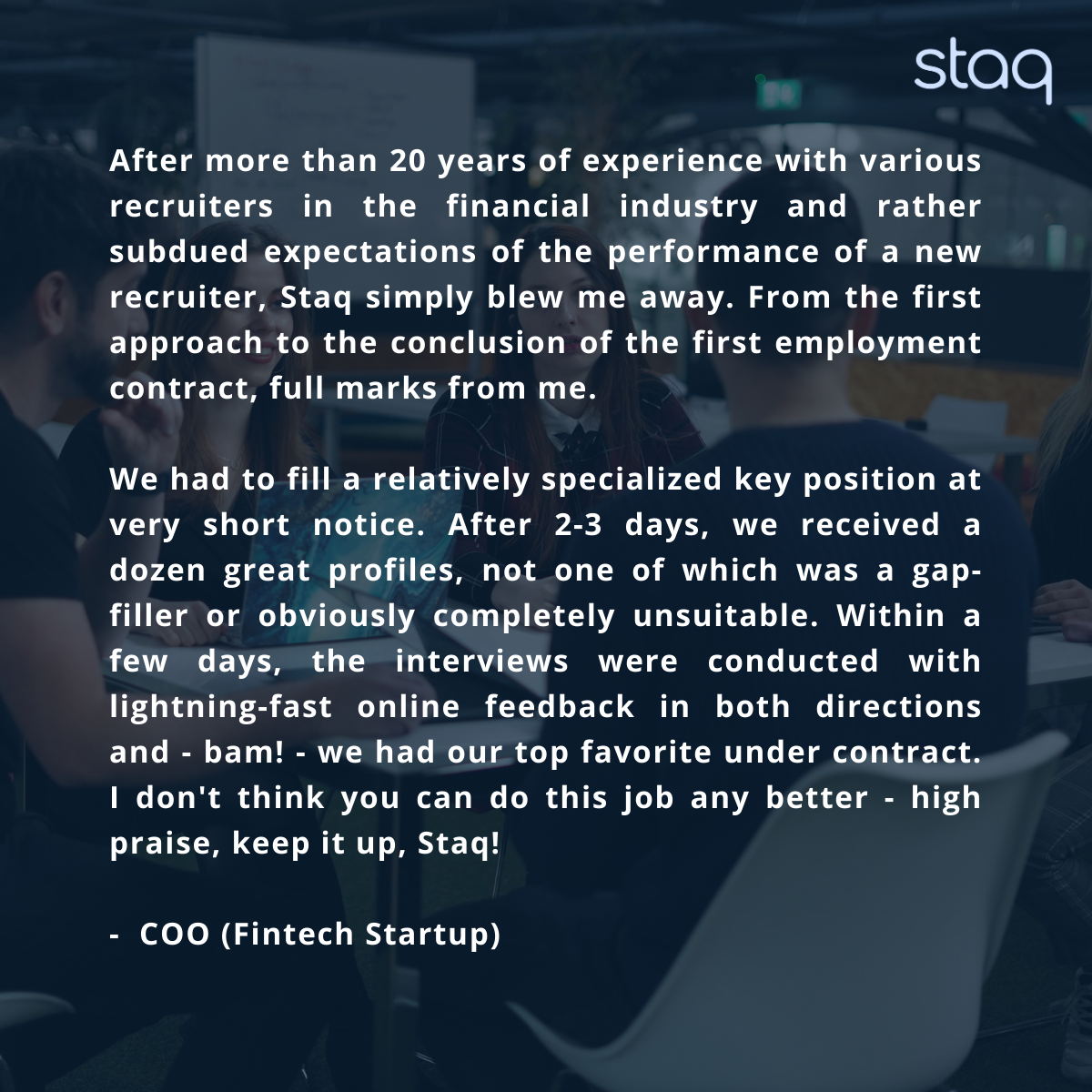 Staq Testimonial 2