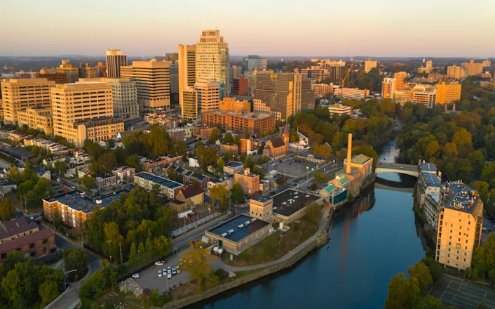 Delaware state, Wilmington skyline