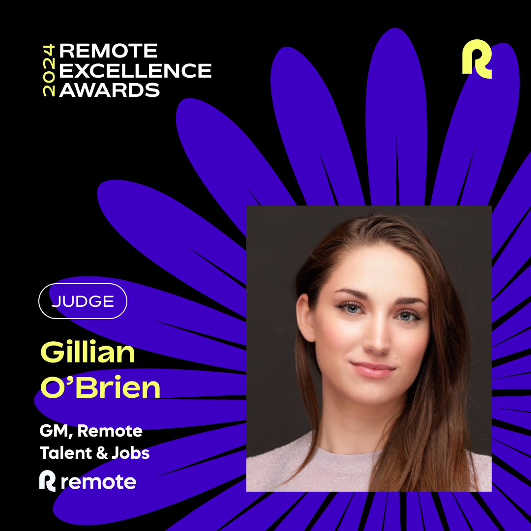 Gillian o'brien's logo for the remote science awards.