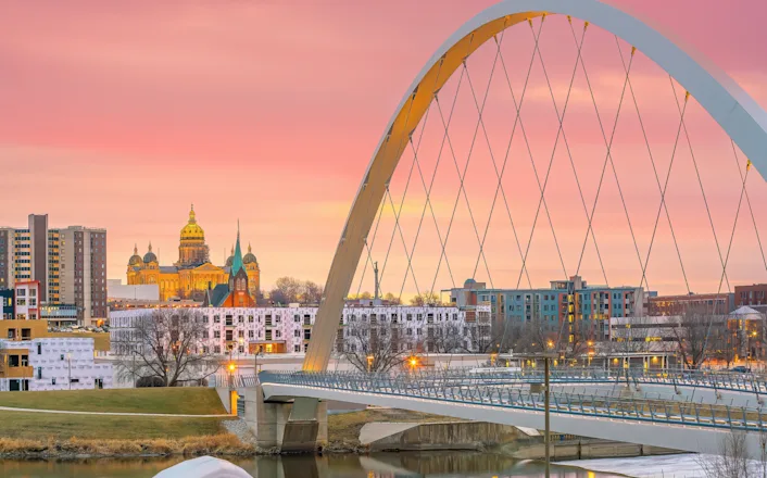 Iowa, bridge in Des Moines