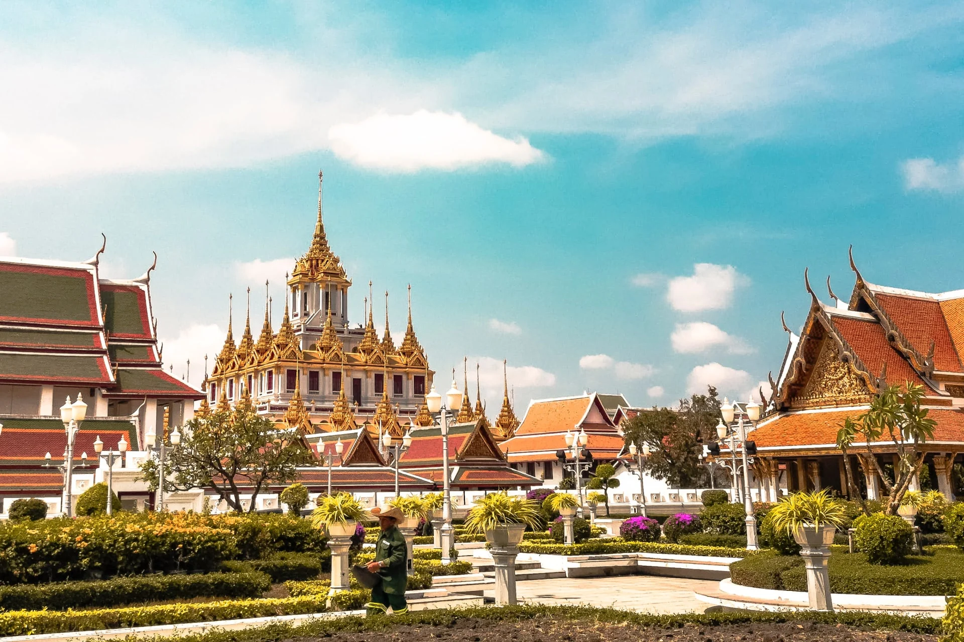 The grand palace in bangkok, thailand.