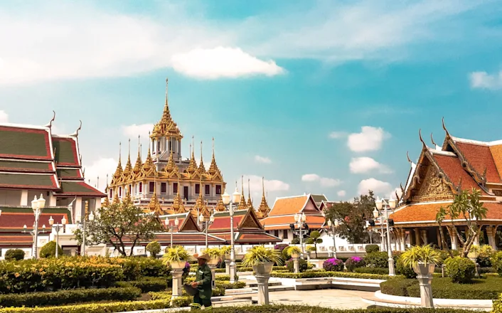 The grand palace in bangkok, thailand.