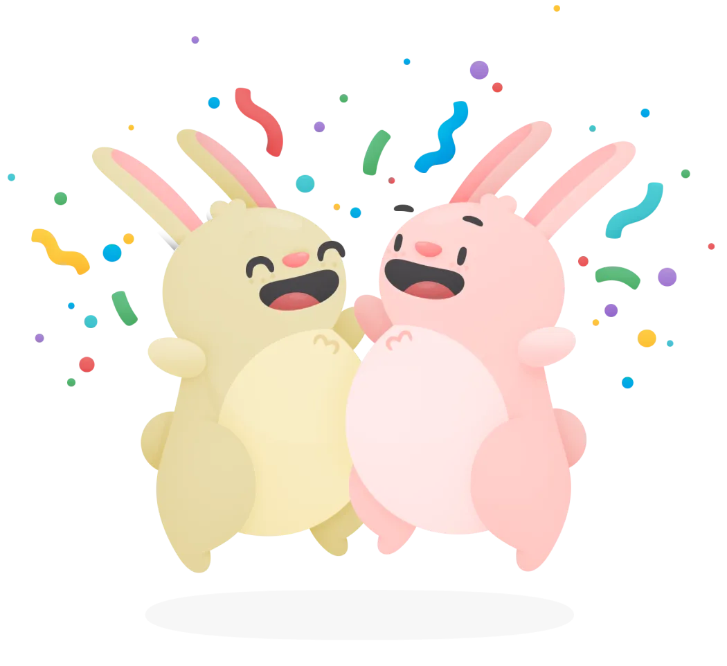 Chest Bumping Buns Illo