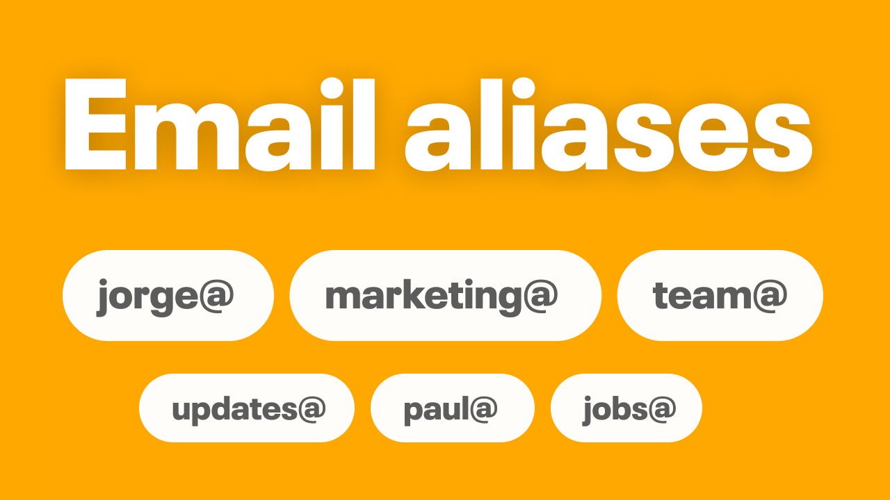 Add unlimited Email aliases
