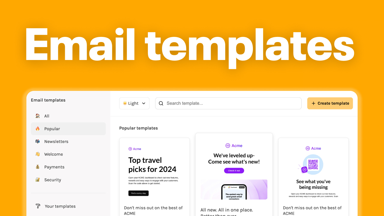 Email Templates Gallery