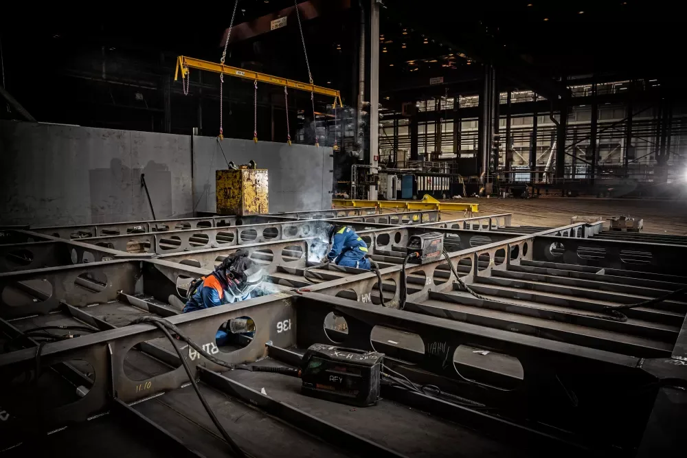 Most of the Meyer Turku shipyard’s welders were ready to continue using Flexlite GX welding guns after the test period.