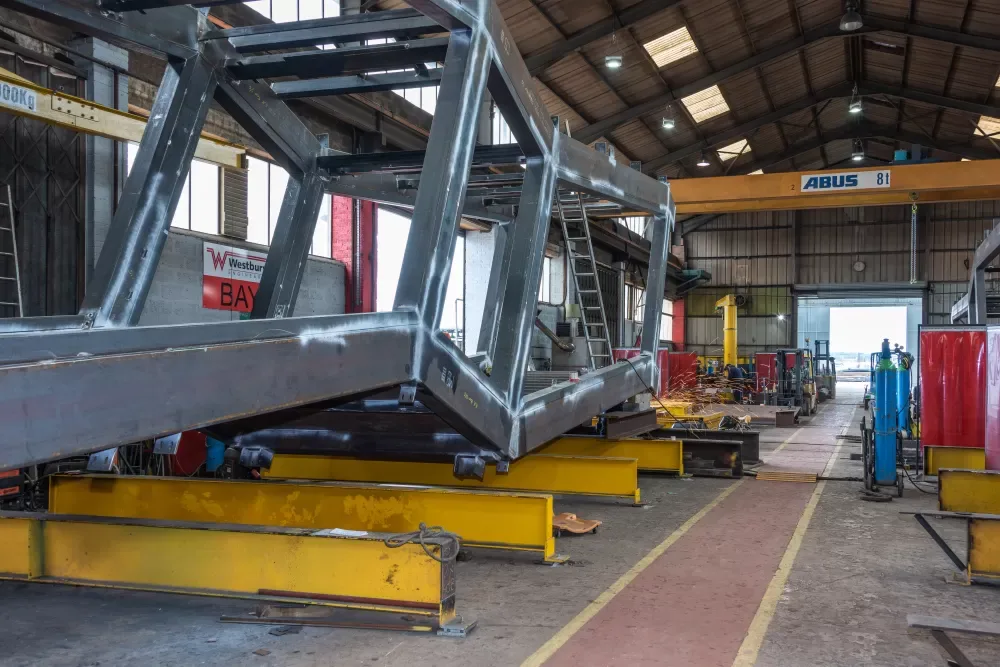 Westbury Park Engineering's main products vary from medium to large steel fabrications.