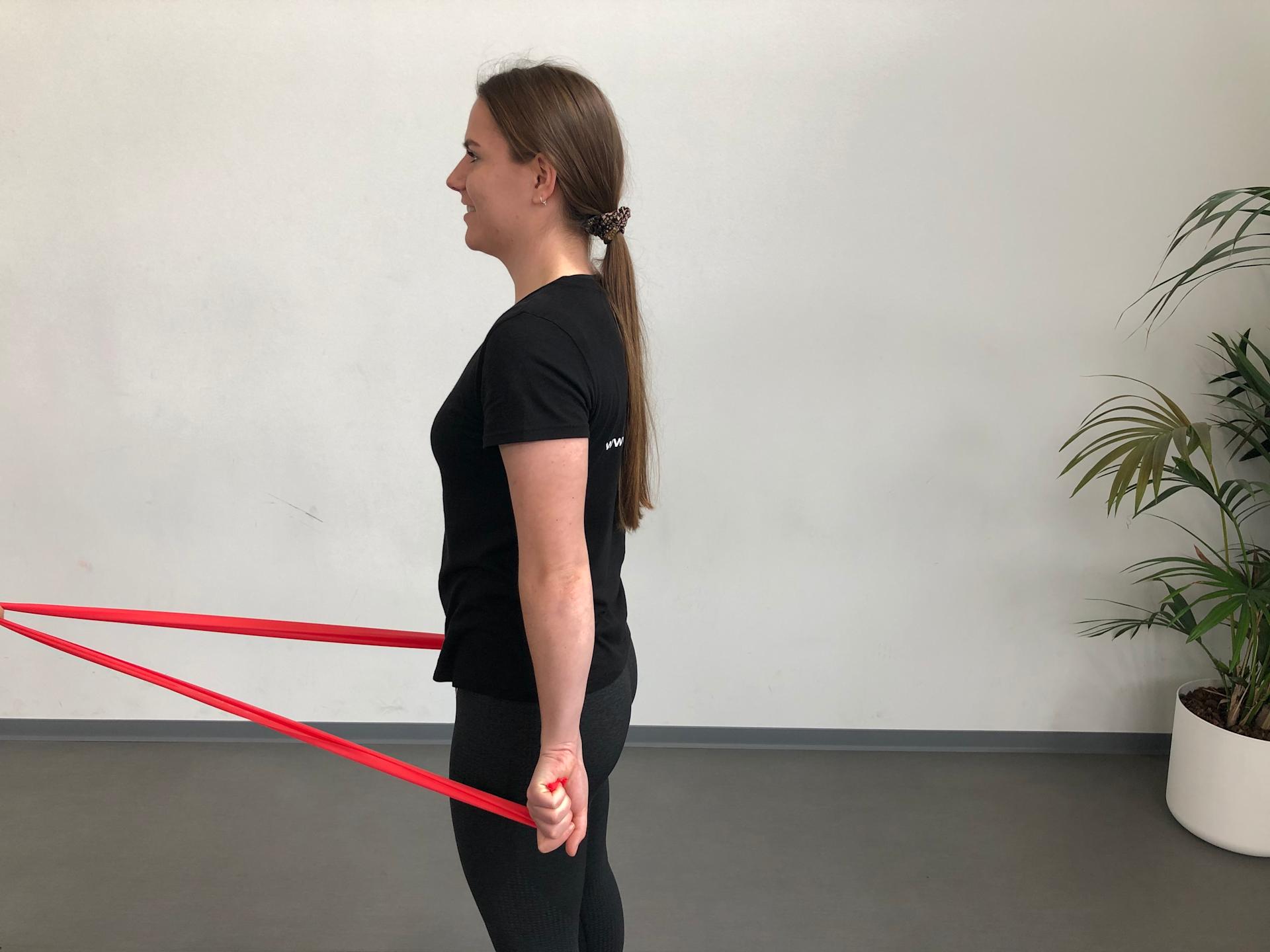 Schouder | Staand | Scapular straight arm | Fysioefeningen.nl | Breda Schouder | Staand | Scapular straight arm | Fysioefeningen.nl | Breda
