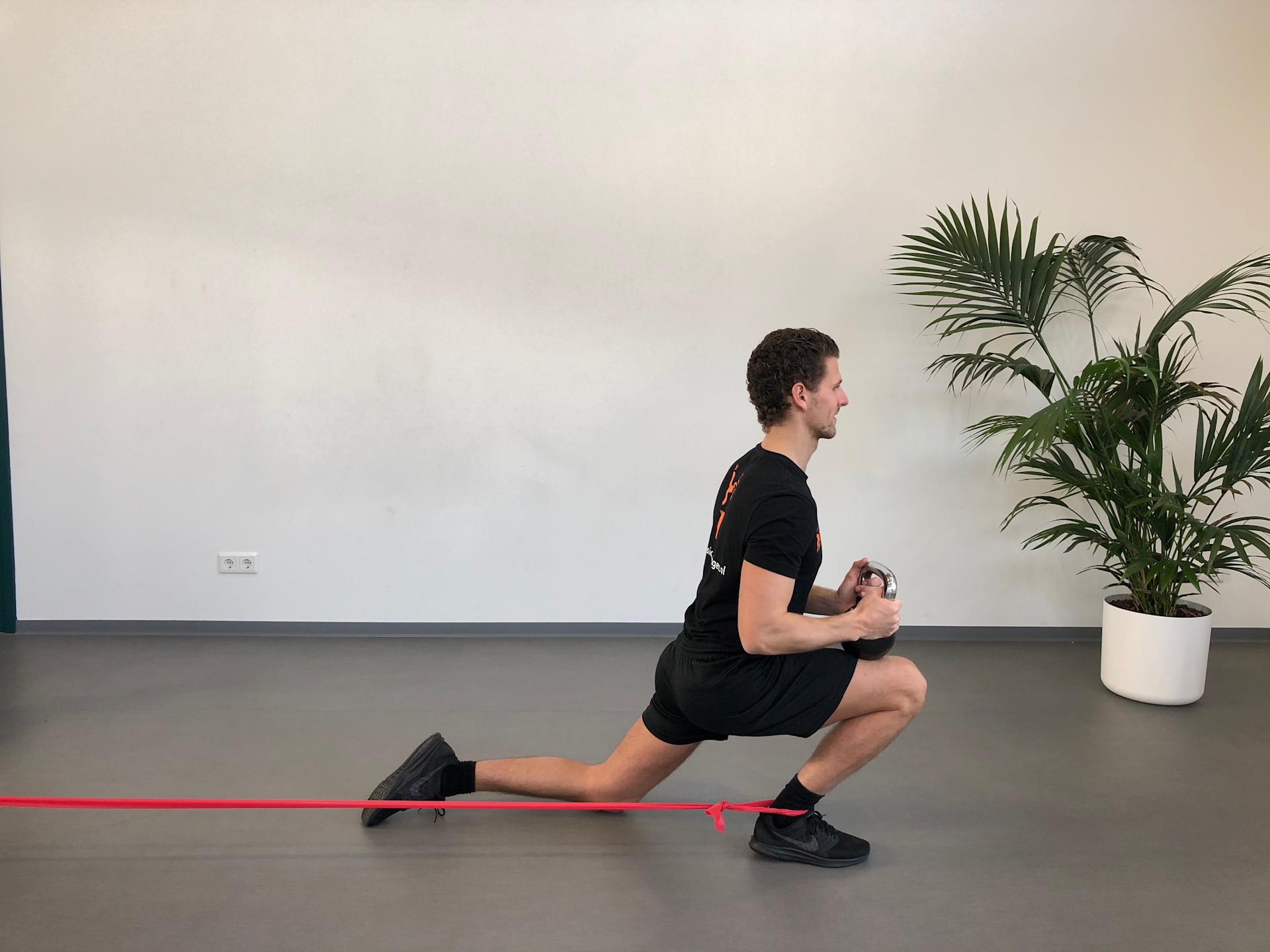 Enkel | Schutterpositie | Talus mobilisatie met dumbbell | Fysioefeningen.nl | Breda Enkel | Schutterpositie | Talus mobilisatie met dumbbell | Fysioefeningen.nl | Breda