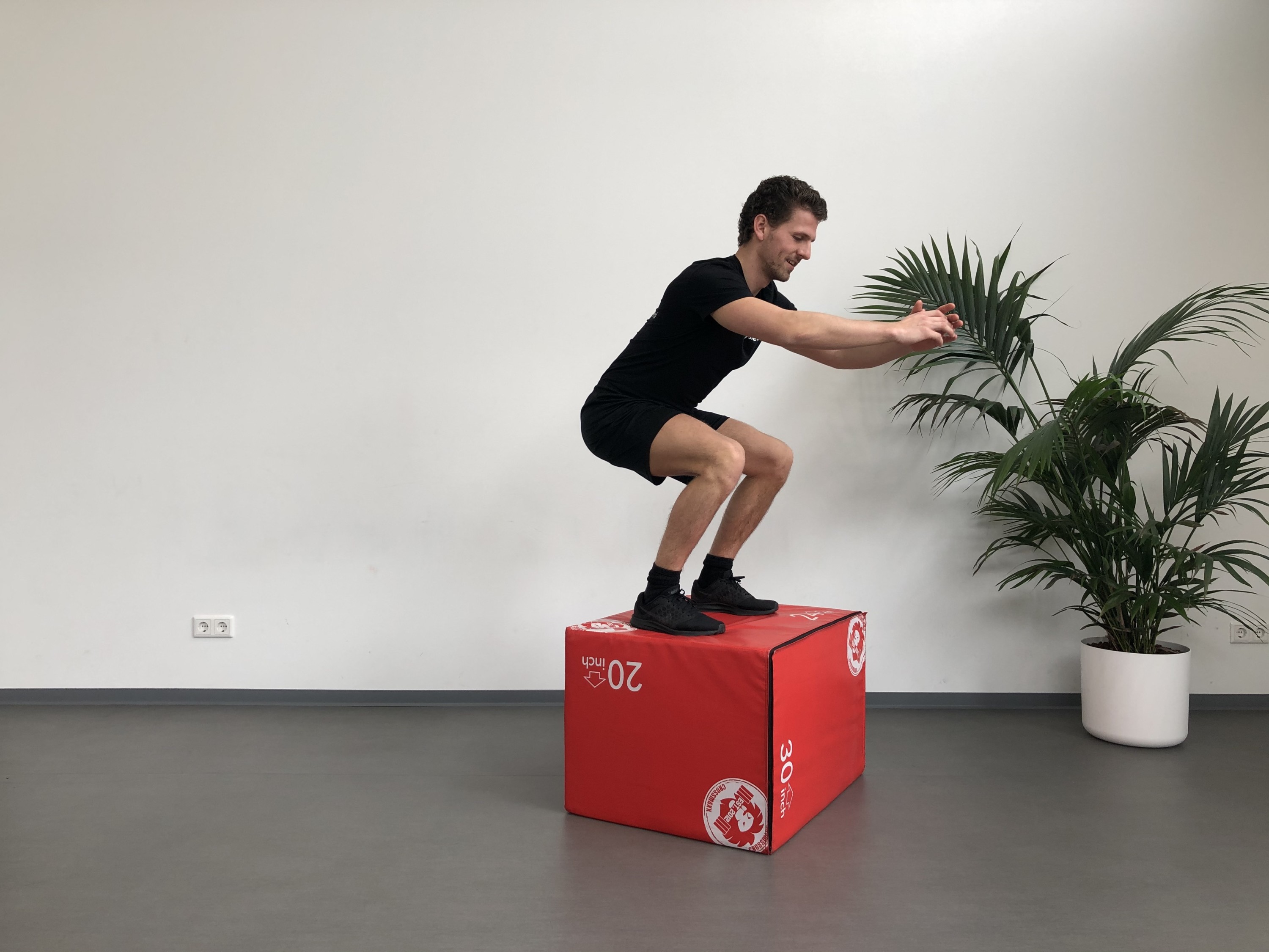 Jump | Staand | Box jump | Fysioefeningen.nl | Breda