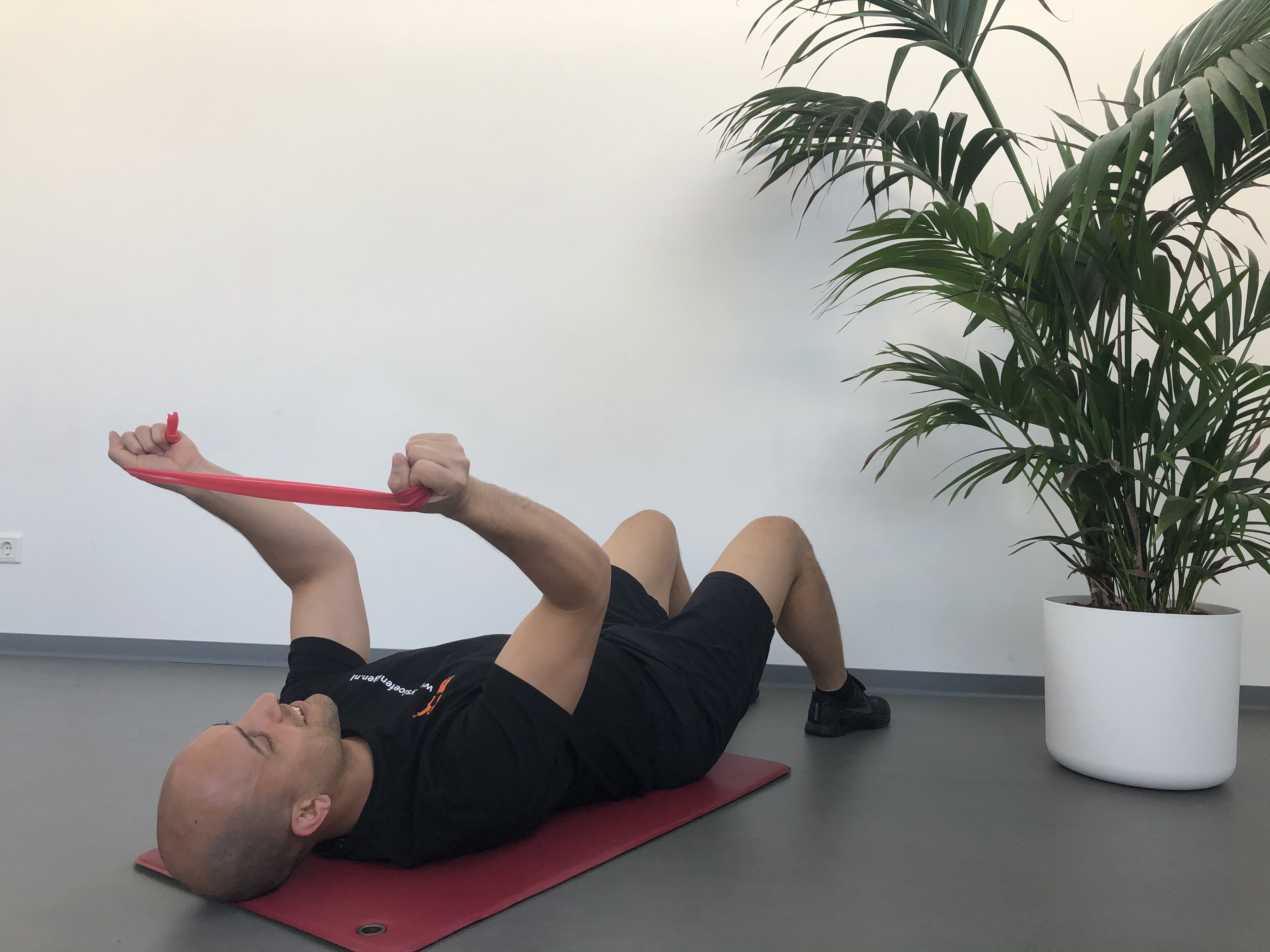 Schouder | Ruglig | Juiste positie | Torbay 0 graden exorotatie anteflexie | Fysioefeningen.nl | Breda