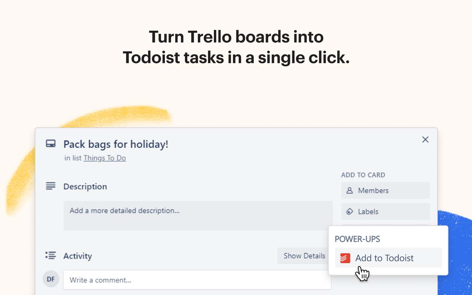 Trello Power Up Todoist