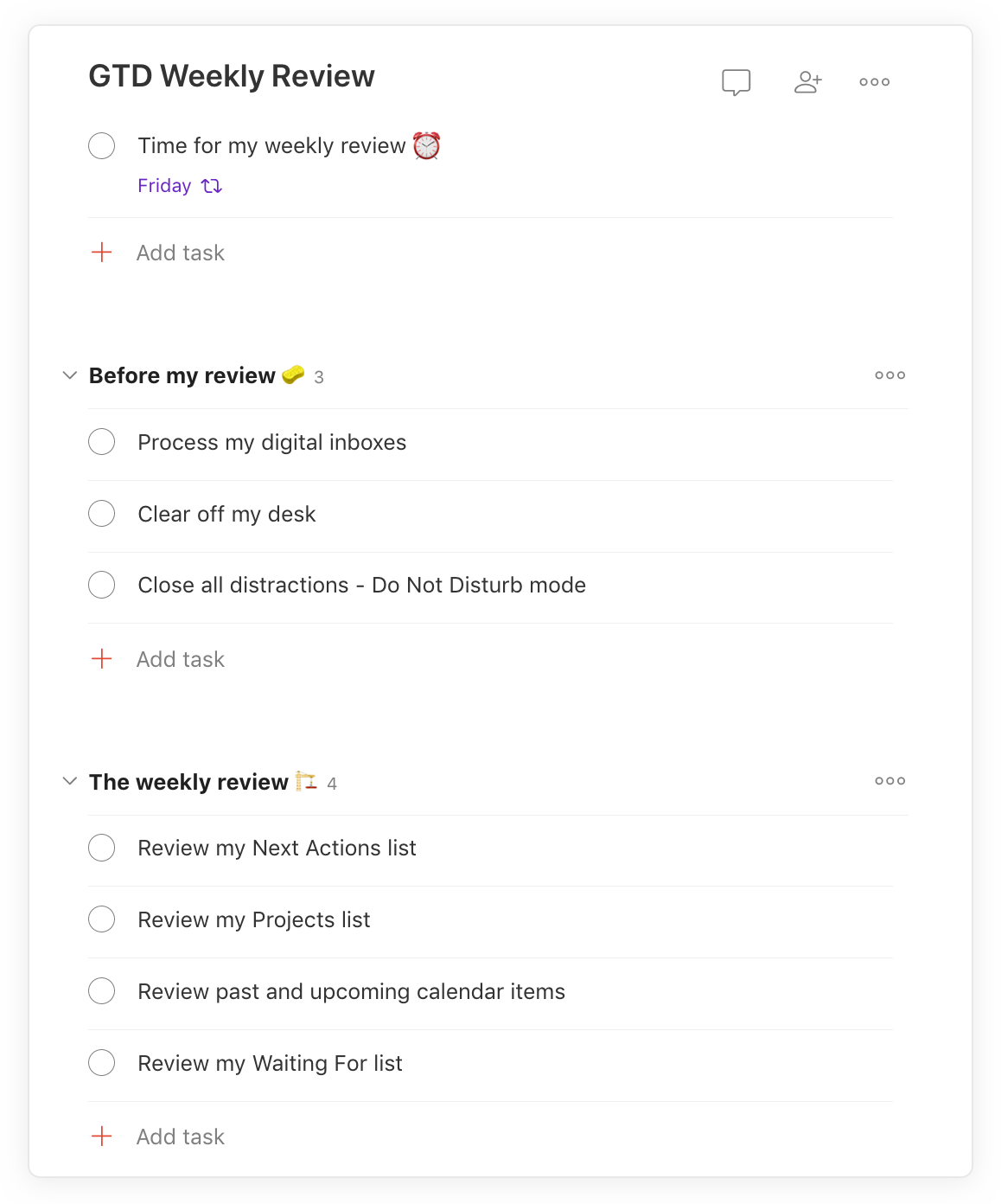 gtd todoist guide