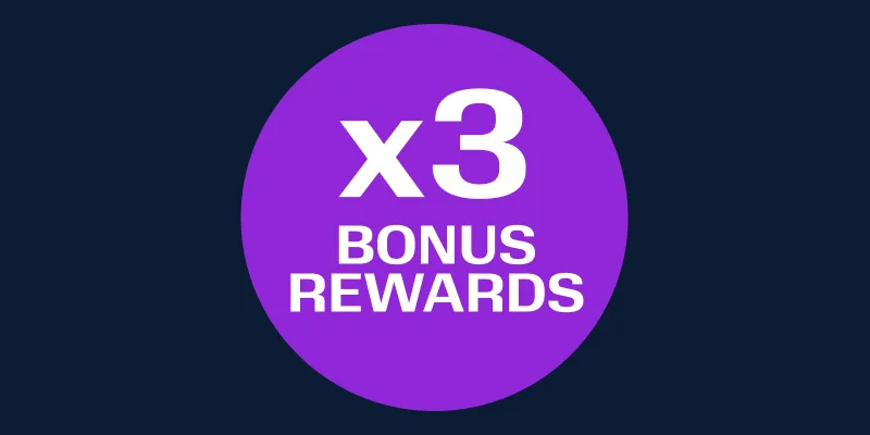 3 times bonus Dulux Rewards points badge