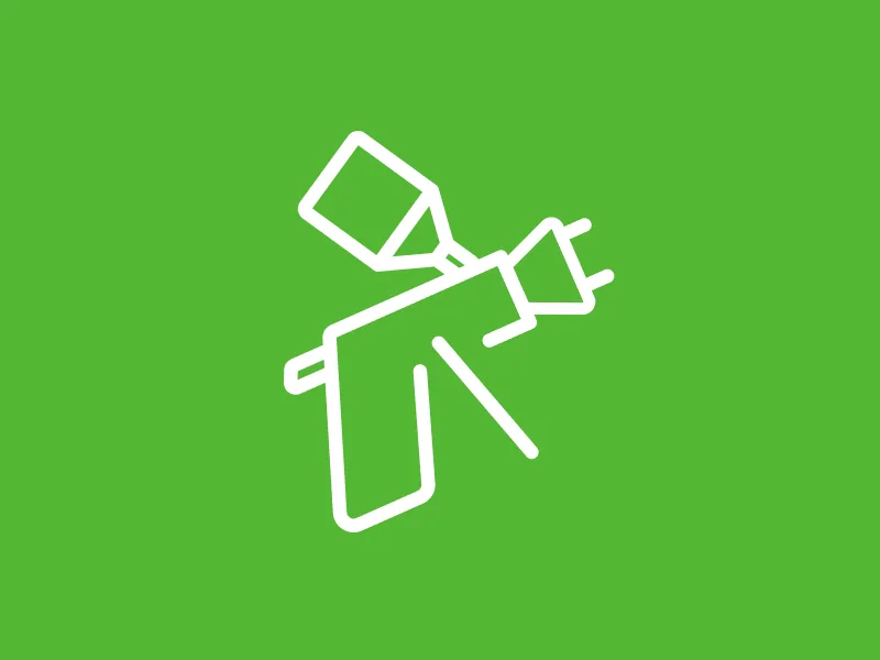 Dulux Aquanamel Benefit icon for Improved, smooth brush and spray application