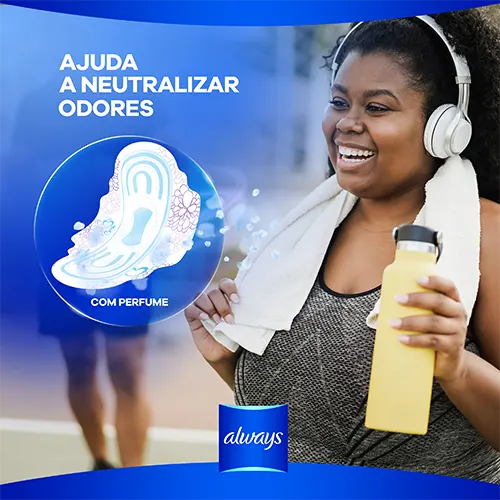 Absorvente Always Maxi Proteção Com Abas Seca
