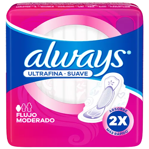 Always Ultrafina Flujo Moderado Suave