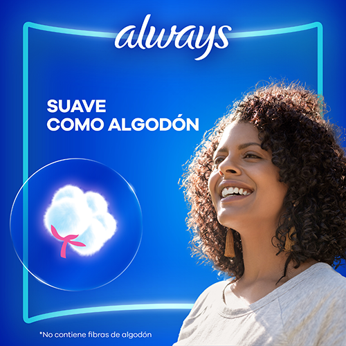 Always para Flujo Medio con Cubierta Suave