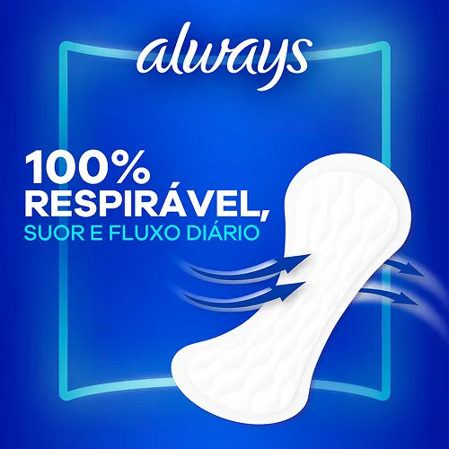100% Respirável suor fluxo diário