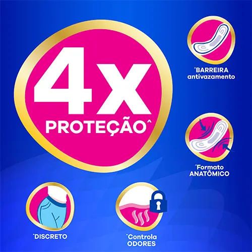 Absorvente Always Super Proteção Sem Abas Suave