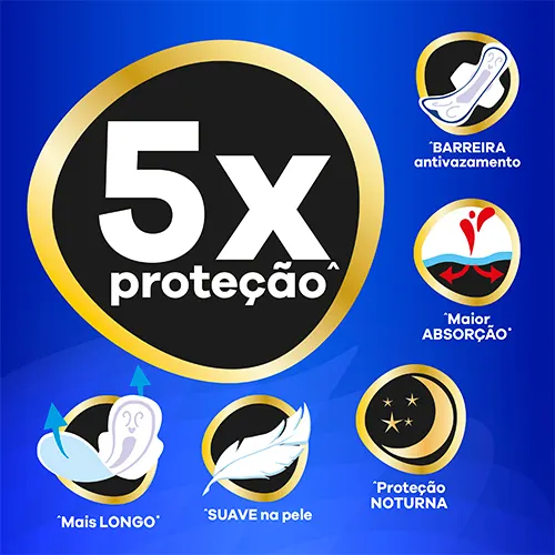 Absorvente Always Noturno Noites Tranquilas Com Abas Suave 5